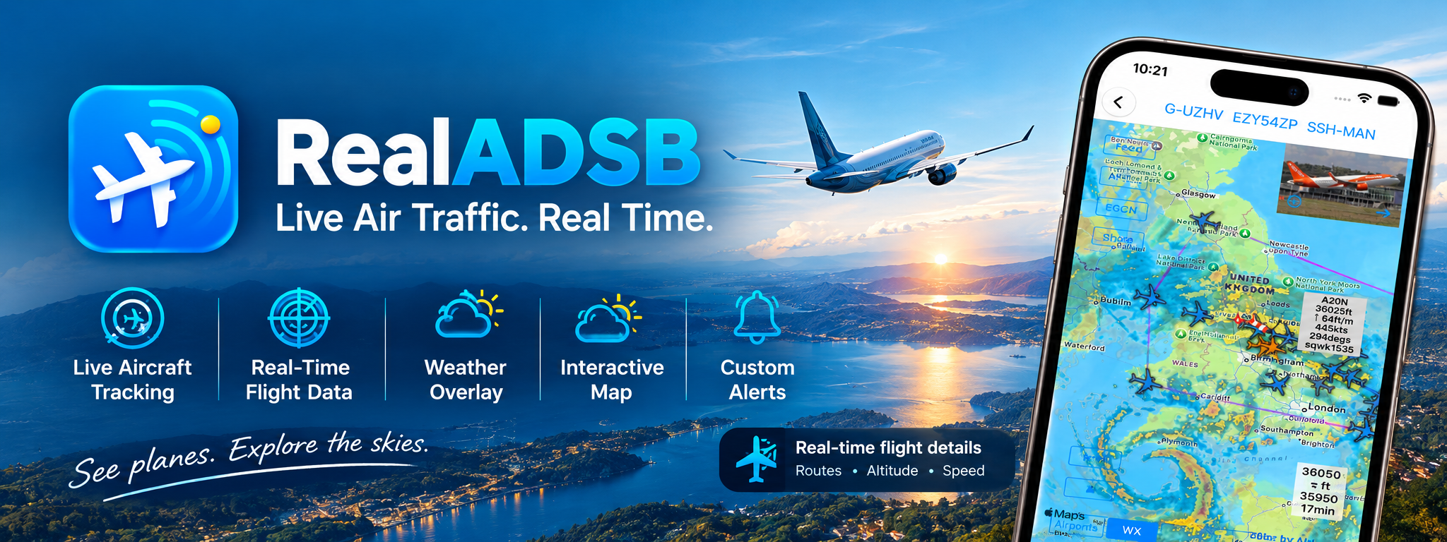 RealADSB - See planes. Explore the skies.