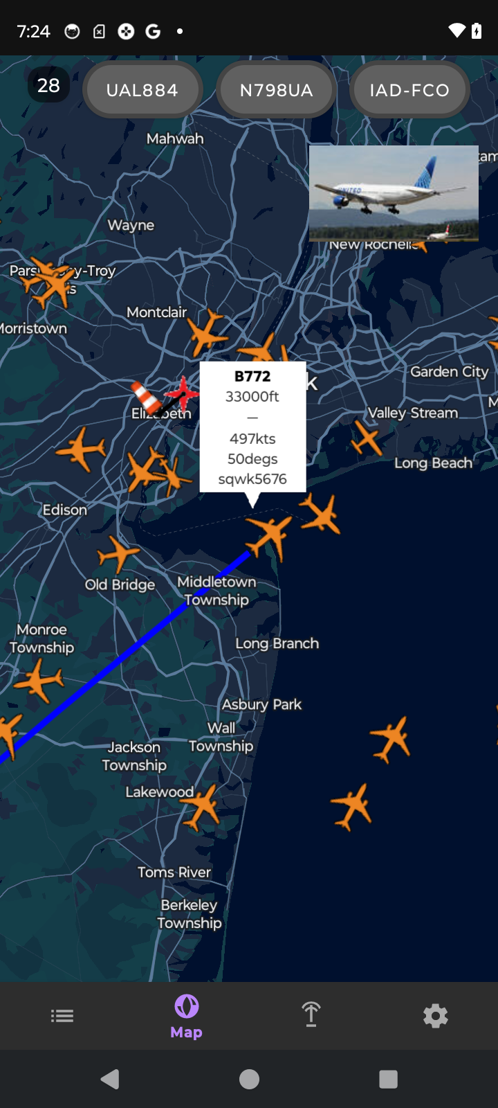 RealADSB app for Android